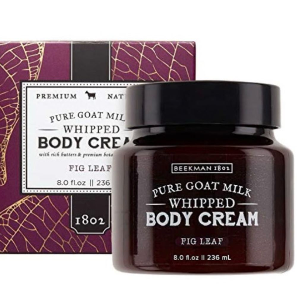 Beekman 1802 Pure Goat Milk Whipped Body Cream Fig Leaf 8 fl.oz NEW